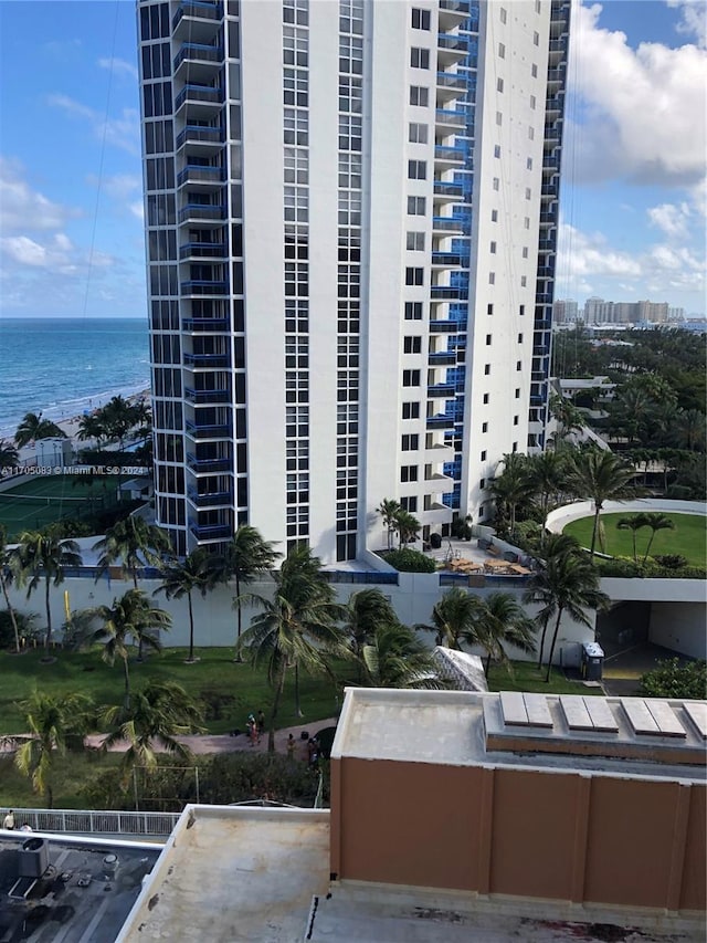 view of property featuring a water view