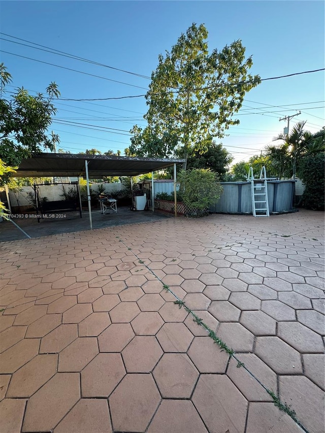 view of patio