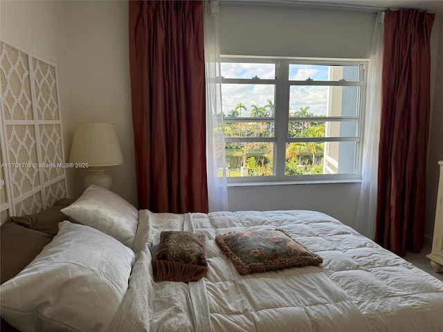 bedroom featuring multiple windows