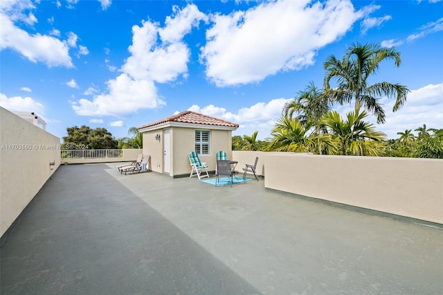 view of patio