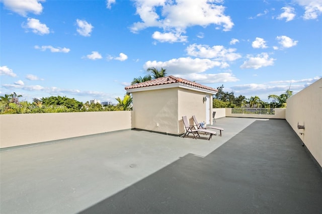 view of patio