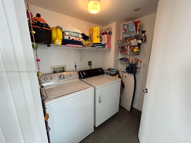 laundry area featuring washer and dryer