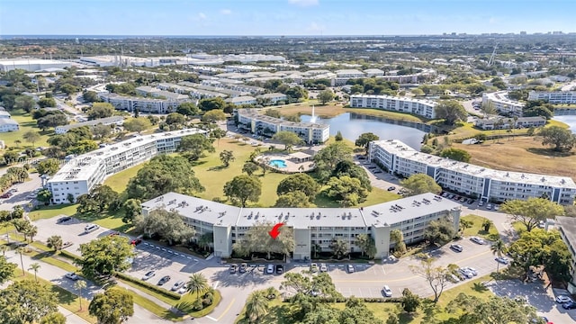 3029 Berkshire B 3029, Deerfield Beach, FL 33442 - aerial view featuring a water view