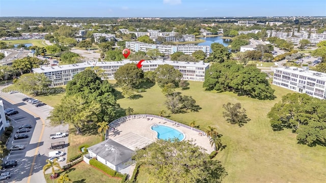 3029 Berkshire B 3029, Deerfield Beach, FL 33442 - bird's eye view featuring a water view