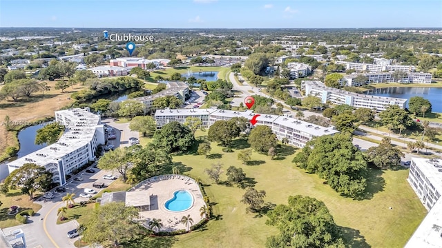 3029 Berkshire B 3029, Deerfield Beach, FL 33442 - bird's eye view with a water view