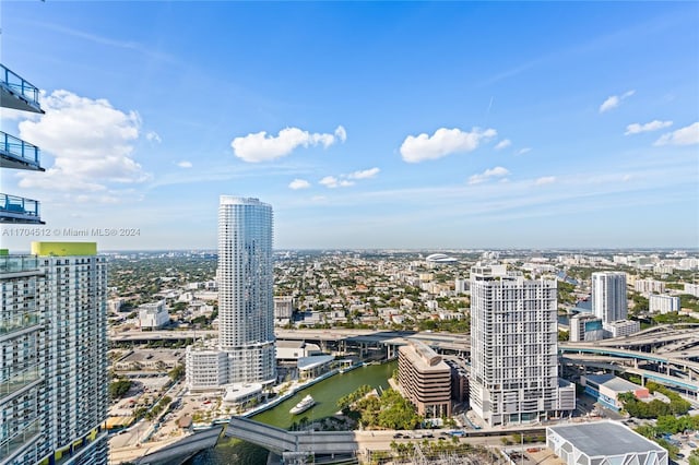 view of city featuring a water view