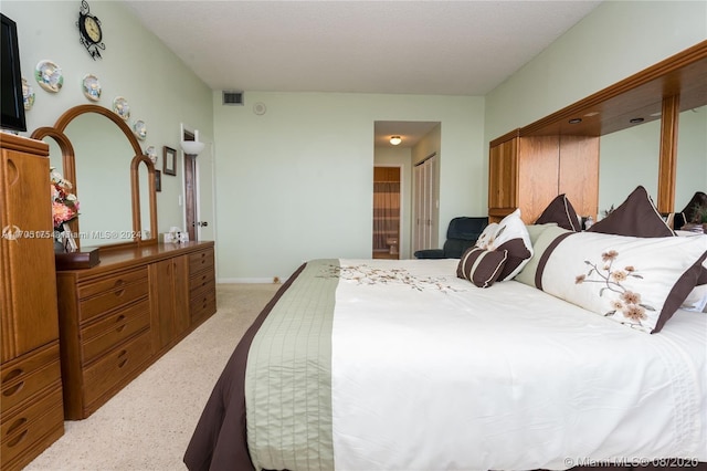 bedroom featuring a closet