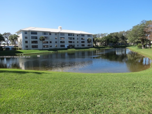 property view of water