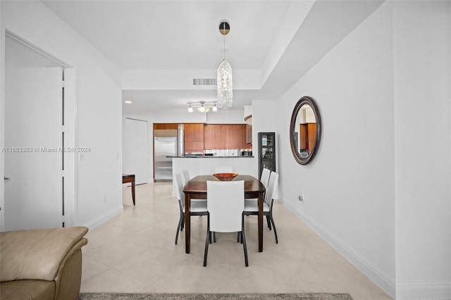 view of dining area