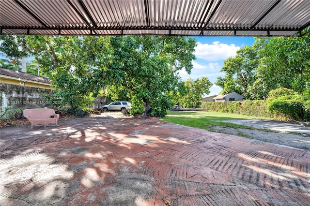 view of patio