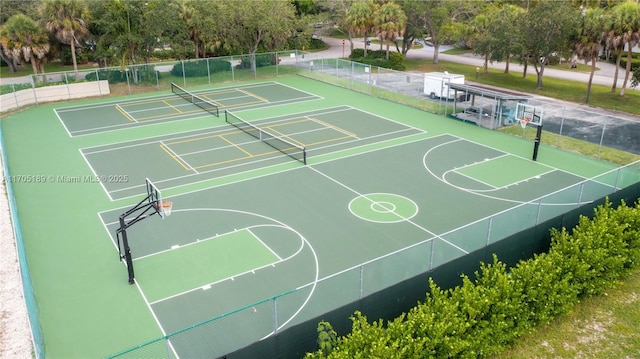 view of sport court