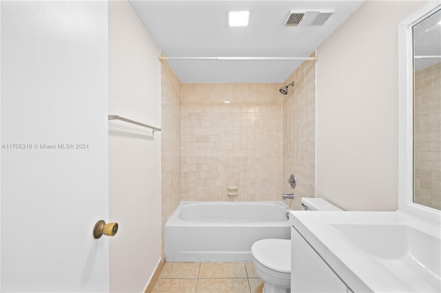 10001 W Atlantic Blvd Unit 316, Coral Springs, FL 33071 - full bath with tile patterned flooring, shower / tub combination, and vanity