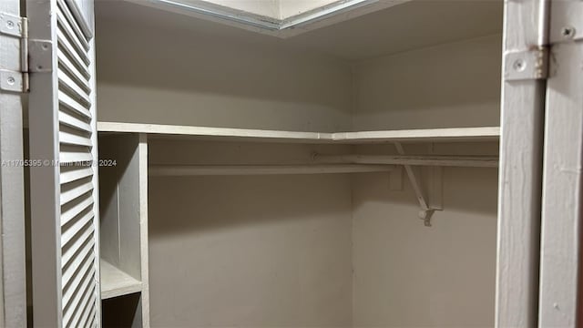 view of closet