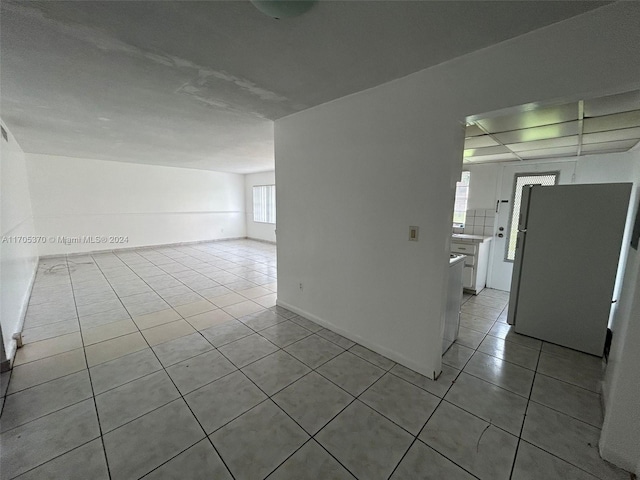 view of tiled spare room