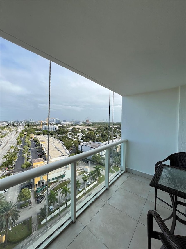 13499 Biscayne Blvd Unit 1601, North Miami, FL 33181 - balcony featuring a view of city