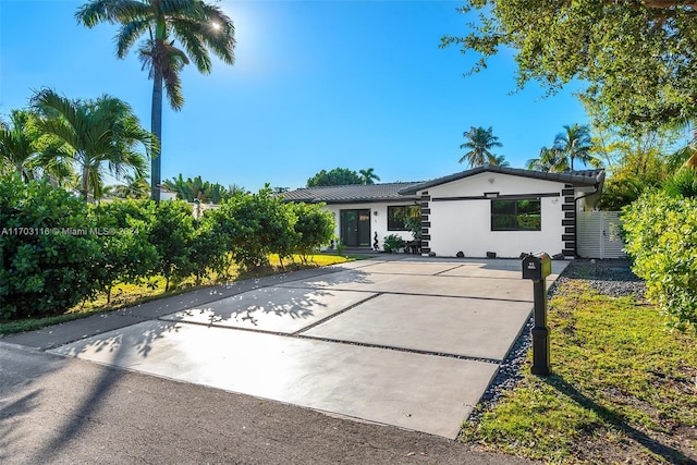 view of ranch-style home