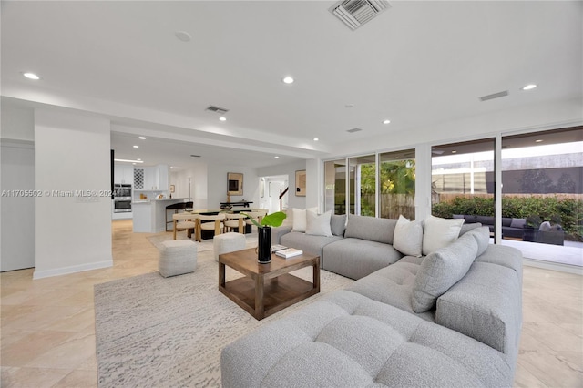 view of living room