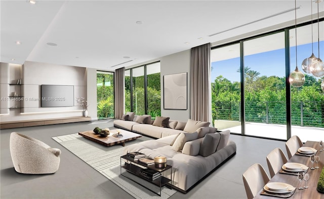 100 Hampton Ln, Key Biscayne, FL 33149 - living area featuring expansive windows