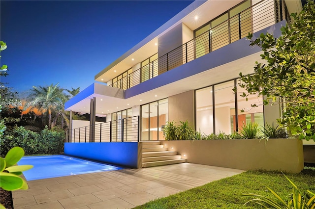 100 Hampton Ln, Key Biscayne, FL 33149 - exterior space with a swimming pool
