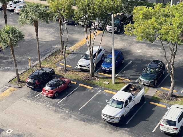 view of car parking