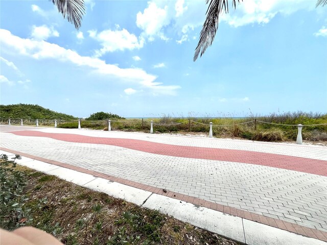 4747 Collins Ave Unit 503, Miami Beach, FL 33140 - view of patio with volleyball court