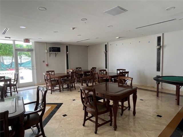 4747 Collins Ave Unit 503, Miami Beach, FL 33140 - dining area with recessed lighting