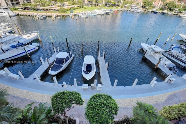 2687 N Ocean Blvd Unit 402-G, Boca Raton, FL 33431 - dock featuring a water view and view of marina