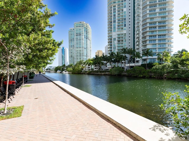 330 Sunny Isles Blvd Unit 5-2407, Sunny Isles Beach, FL 33160 - view of property's community with a water view and a view of city