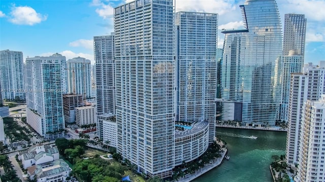 view of city featuring a water view