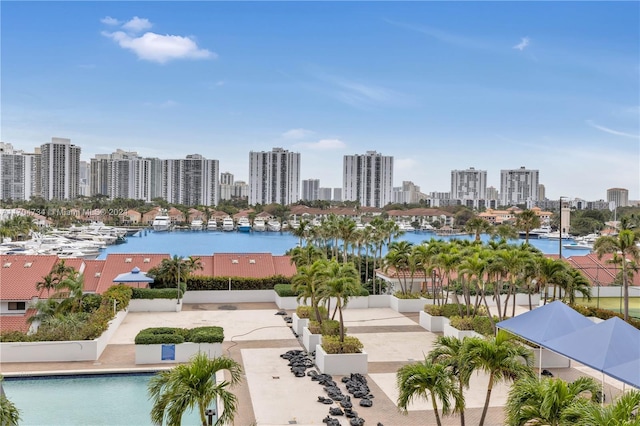 3640 Yacht Club Dr Unit 607, Aventura, FL 33180 - aerial view of city skyline and a large body of water
