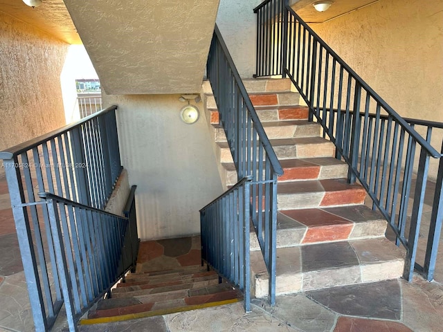 view of stairway