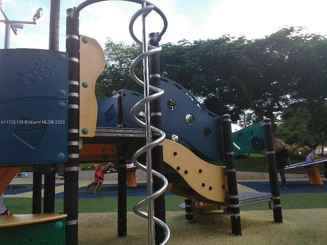 view of play area