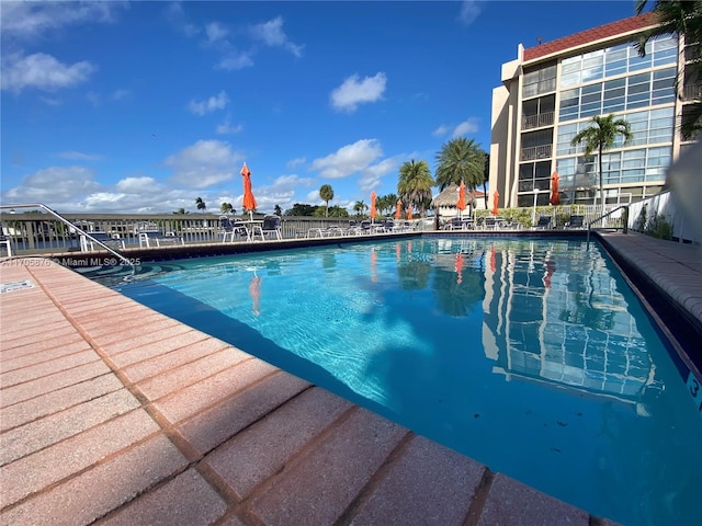 view of community pool