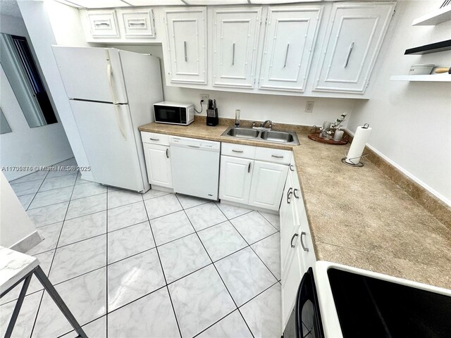 view of tiled living room