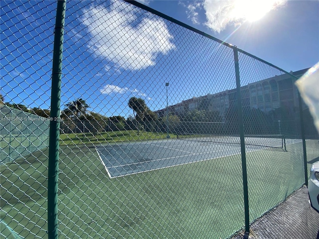 view of sport court