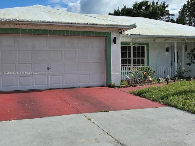 ranch-style house with a garage