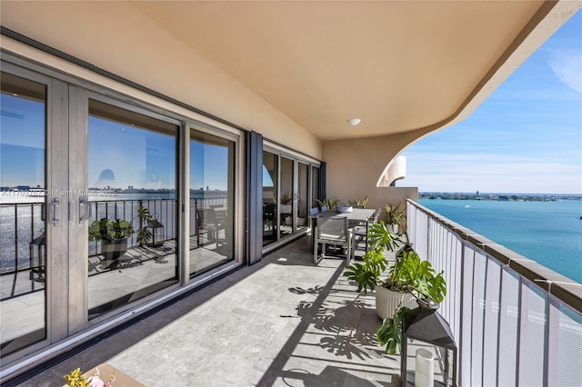 1800 NE 114th St Unit Ph05, Miami, FL 33181 - balcony with a water view