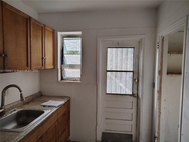 interior space with sink