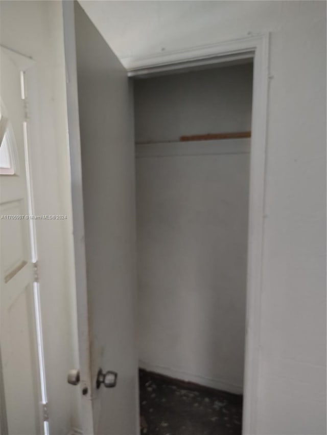 view of closet