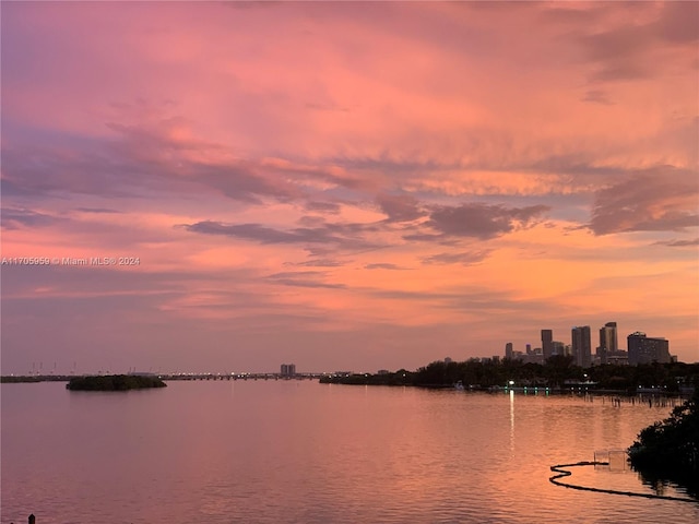 property view of water