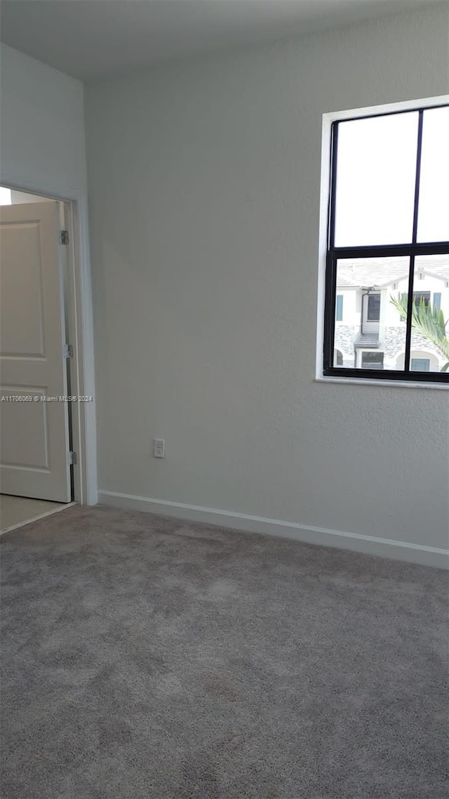 empty room featuring carpet