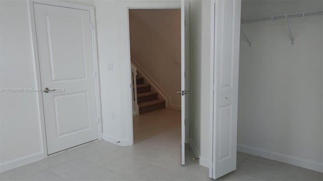 view of closet