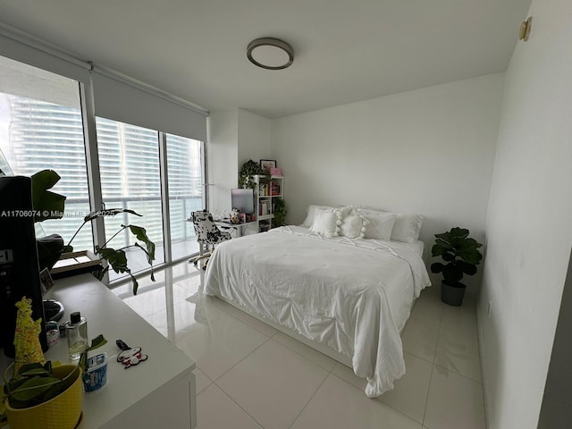 465 Brickell Ave Unit 4004, Miami, FL 33131 - bedroom with tile patterned flooring
