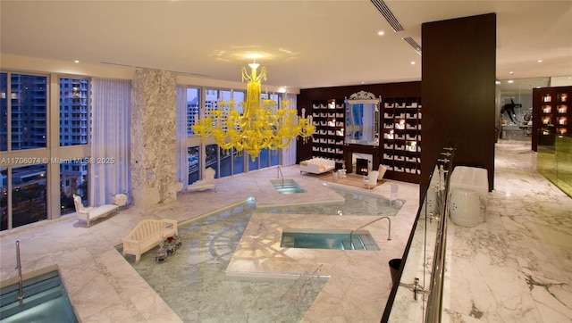 465 Brickell Ave Unit 4004, Miami, FL 33131 - common area featuring recessed lighting