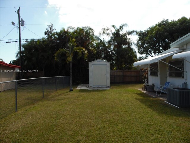 view of property exterior featuring a yard and cooling unit