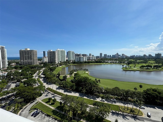 view of water feature