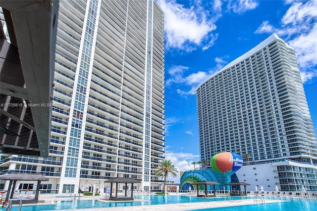 view of pool