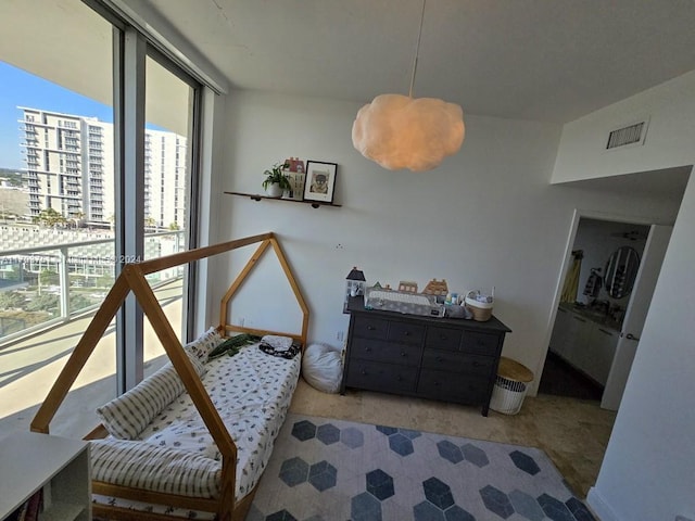 living area featuring light colored carpet