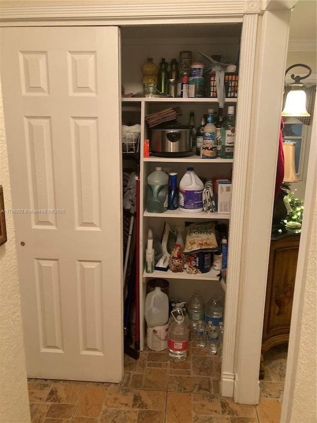 view of pantry