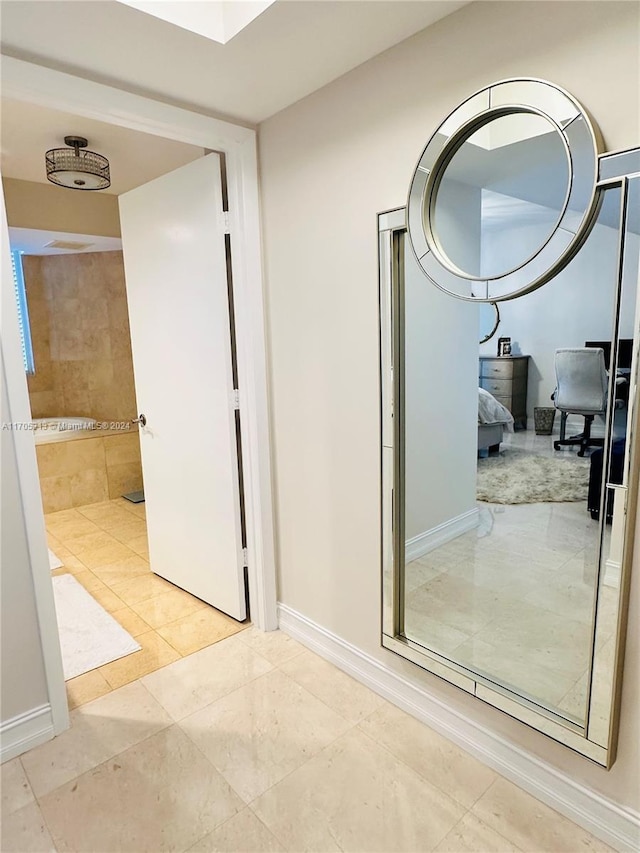 bathroom featuring tile patterned floors